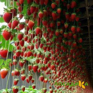 Клубника ампельная Анастасия купить по цене от 370р. в интернет-магазине «Посадика» с доставкой почтой в в Тотьмае и по всей России – [изображение №1].